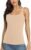 V FOR CITY Women’s Cotton Camisole with Shelf Bra